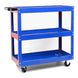 Johnkeans JK-GS-2010 – Heavy Duty Multipurpose Cart, 3 Shelves