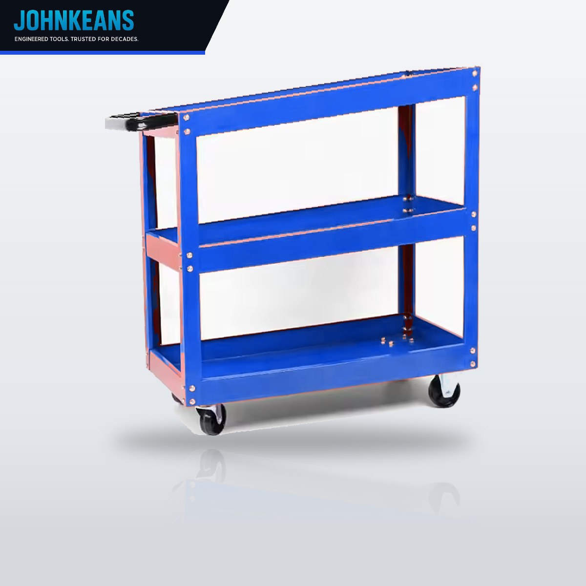 Johnkeans JK-GS-2010 – Heavy Duty Multipurpose Cart, 3 Shelves