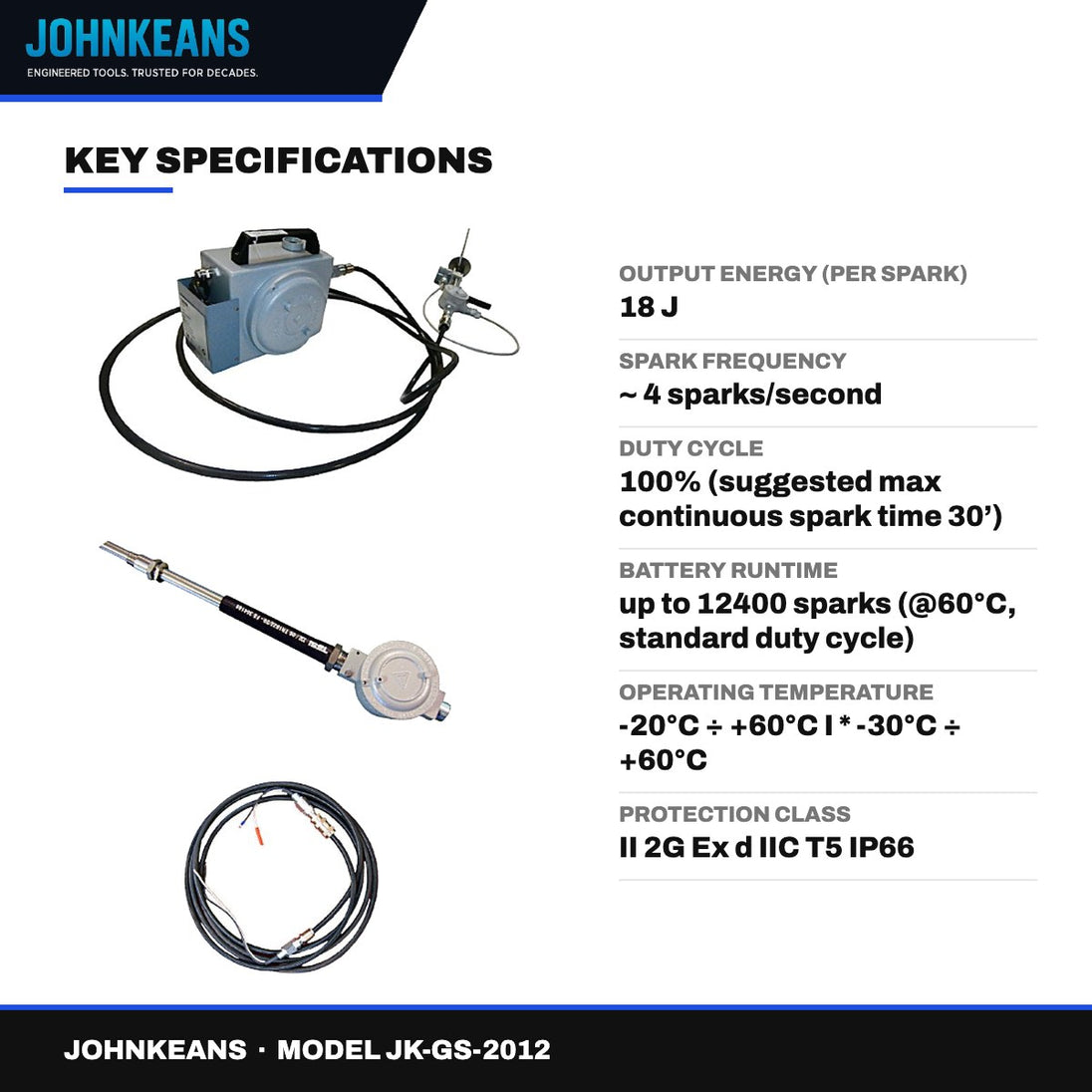 Johnkeans JK-GS-2012 – Spark Ignition Power Supply Unit 12 VDC