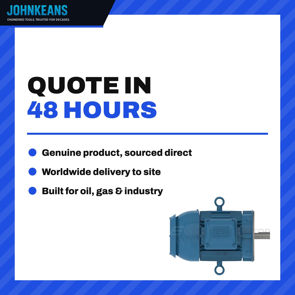 Johnkeans JK-GS-2017 – Three Phase Squirrel Cage Induction Motor 2.2 kW