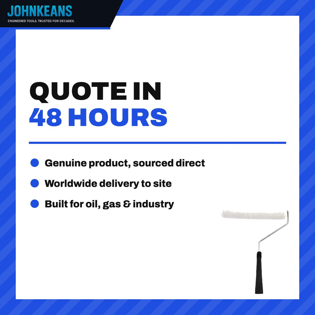 Johnkeans JK-GS-2023 – Radiator Roller Brush Refill 4-1/4"