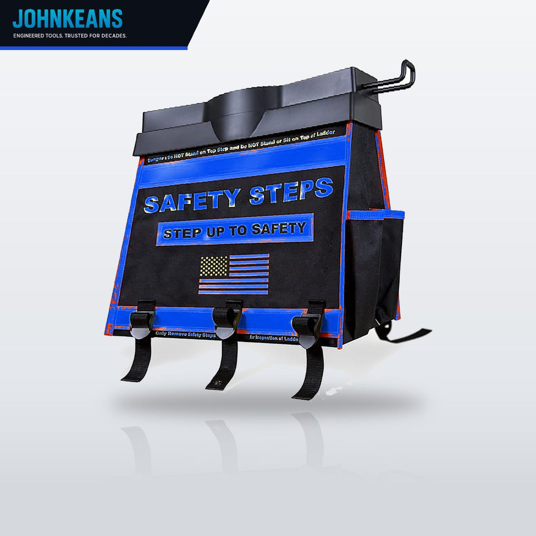 Johnkeans JK-GS-2025 – Safety Steps Ladder Organizer with Tool Bag