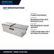 Johnkeans JK-GS-2029 – Heavy Duty Gull-Wing Cross Bed Deep Truck Box