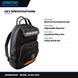 Johnkeans JK-GS-2030 – Fire Proof Weather Resistant Tool Backpack