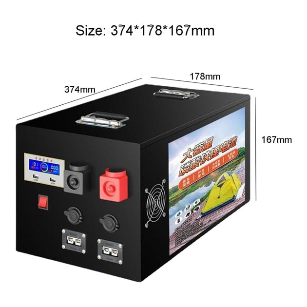 Johnkeans JK-GS-2034 – LiFePO4 Lithium Battery 150Ah, Deep Cycle