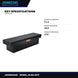 Johnkeans JK-GS-2037 – Aluminium Crossover Truck Tool Box 71" Matte Black