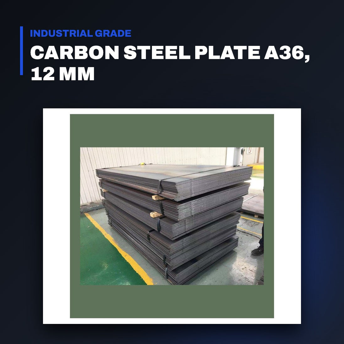 Johnkeans JK-GS-2039 – Carbon Steel Plate A36, 12 mm
