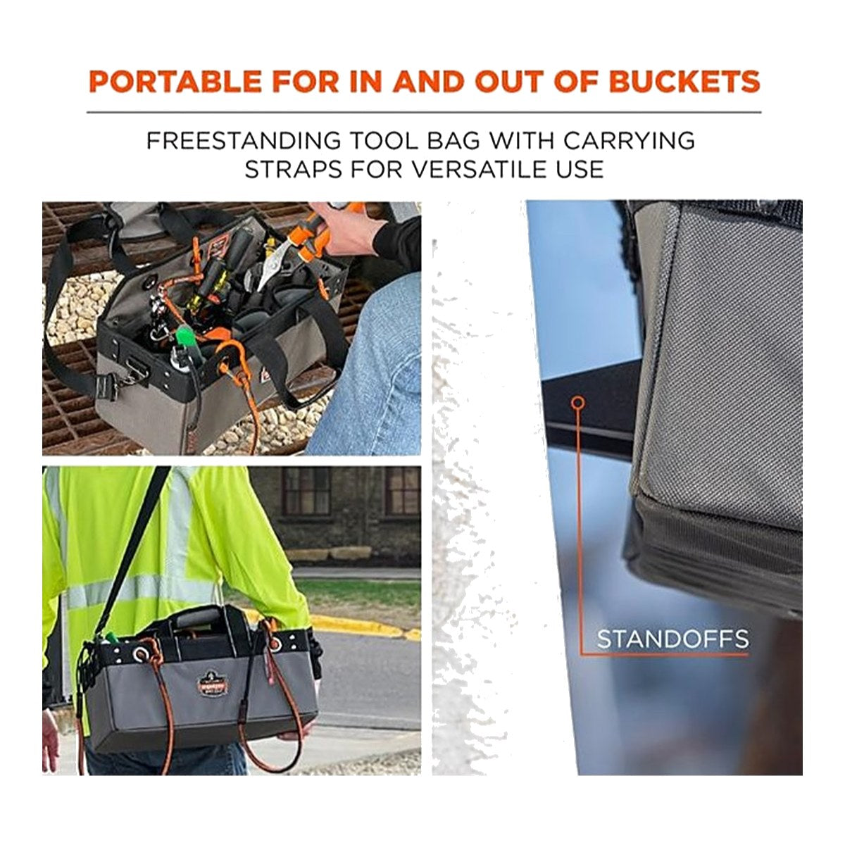 Johnkeans JK-GS-2043 – Large Bucket Tool Bag with Tethering Points