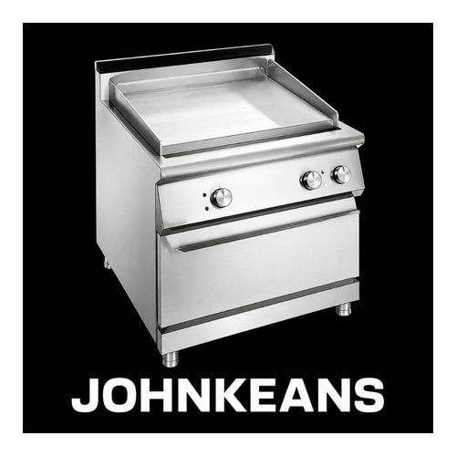 Johnkeans JK-GS-2048 – Commercial Griddle with Oven, Stainless Steel