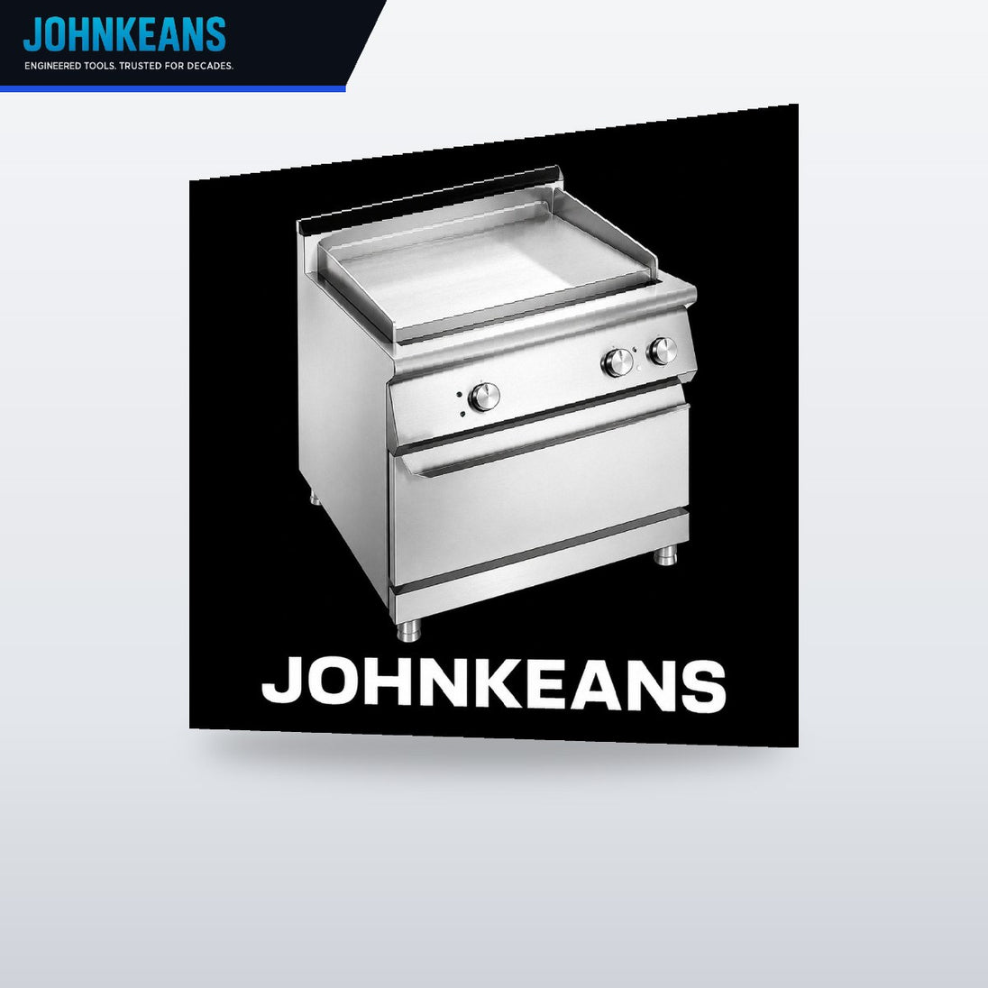Johnkeans JK-GS-2048 – Commercial Griddle with Oven, Stainless Steel