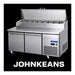 Johnkeans JK-GS-2050 – Refrigerated Prep Table with Topping Rail