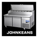 Johnkeans JK-GS-2050 – Refrigerated Prep Table with Topping Rail