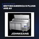 Johnkeans JK-GS-2050 – Refrigerated Prep Table with Topping Rail