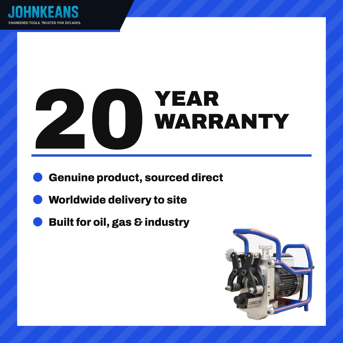 Johnkeans JK-GS-2055 – Transportable Pipe Beveller