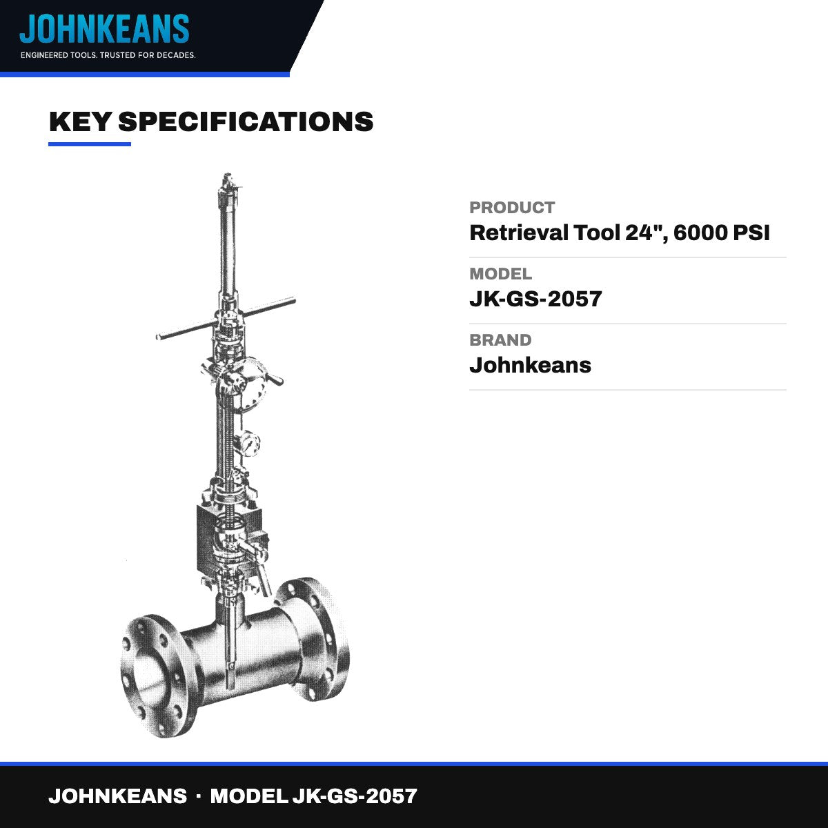 Johnkeans JK-GS-2057 – Retrieval Tool 24", 6000 PSI