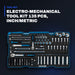 Johnkeans JK-GS-2058 – Electro-Mechanical Tool Kit 135 Pcs, Inch/Metric