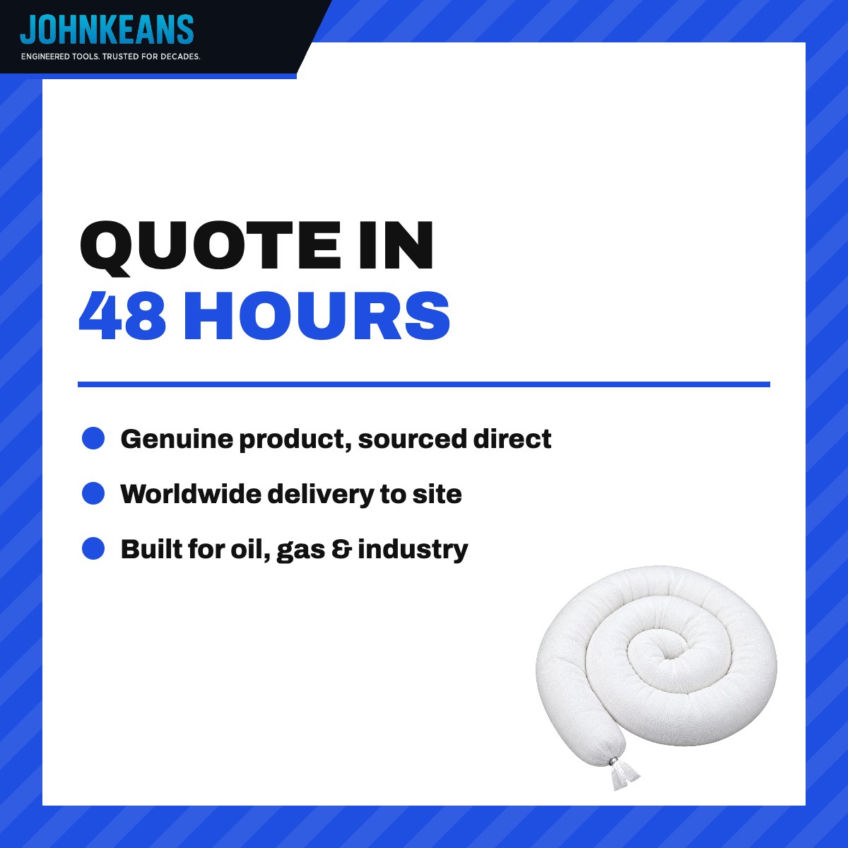 Johnkeans JK-GS-2062 – Oil Absorbent Boom
