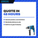 Johnkeans JK-PT-2015 – 1/2" Hammer Drill Driver Kit 18V, 2 x 5Ah