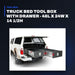 Johnkeans JK-HT-2146 – Truck Bed Tool Box With Drawer - 48L X 24W X 14 1/2H