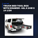 Johnkeans JK-HT-2146 – Truck Bed Tool Box With Drawer - 48L X 24W X 14 1/2H