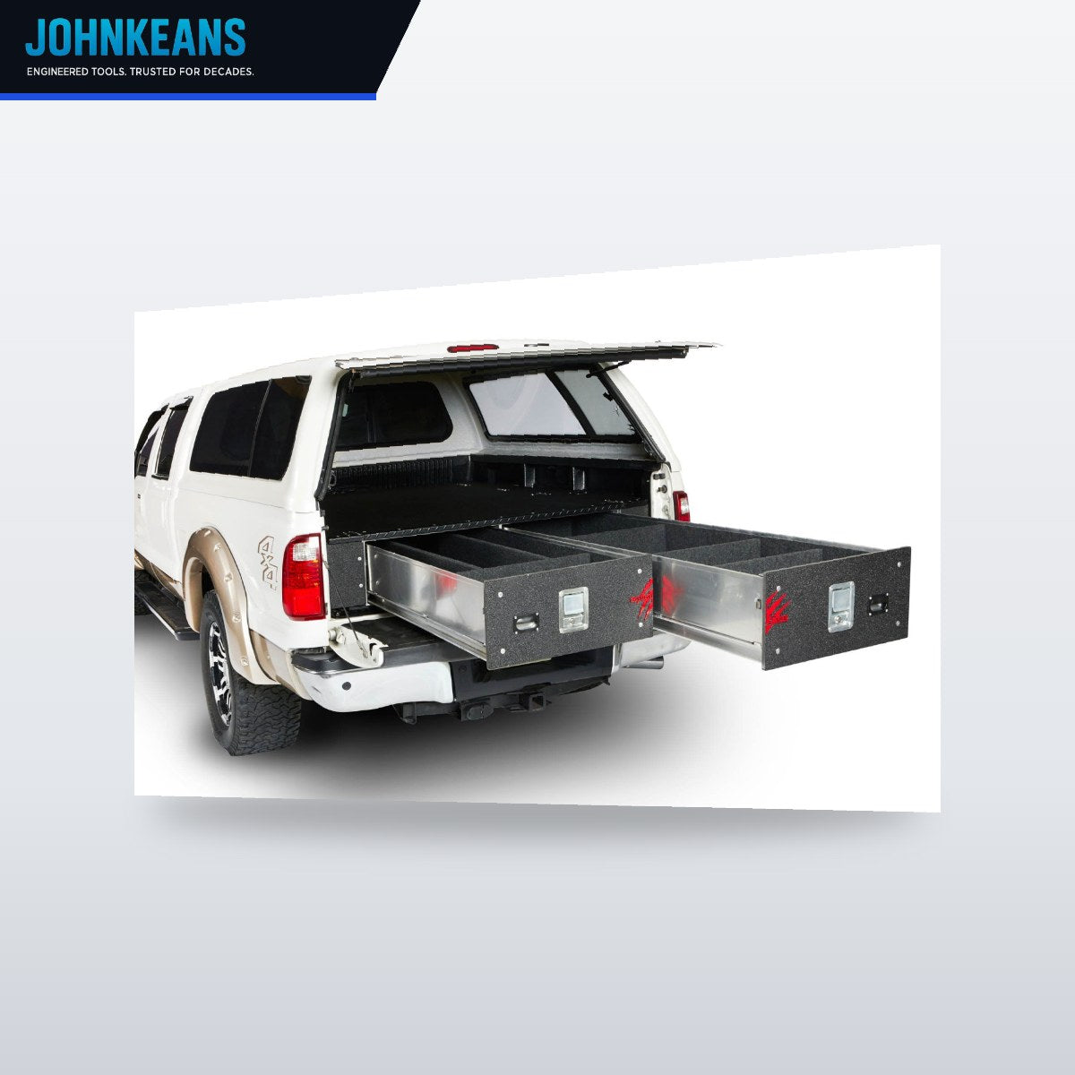 Johnkeans JK-HT-2146 – Truck Bed Tool Box With Drawer - 48L X 24W X 14 1/2H