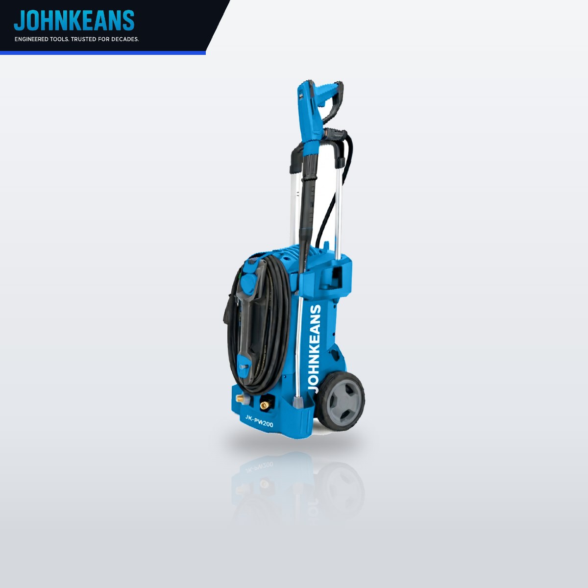 Johnkeans JK-HO-2002 – Electric High Pressure Washer 500 Bar, 18 L/min – Heavy Duty Trolley