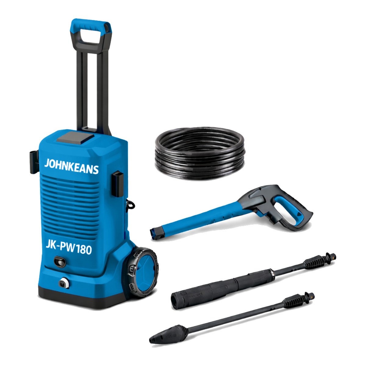 Johnkeans JK-FA-2011 – 220V Single Phase Mobile Cold Water-High-Pressure Washer With All Part