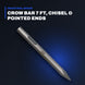 Johnkeans JK-HT-2004 – Crow Bar 7 ft, Chisel & Pointed Ends