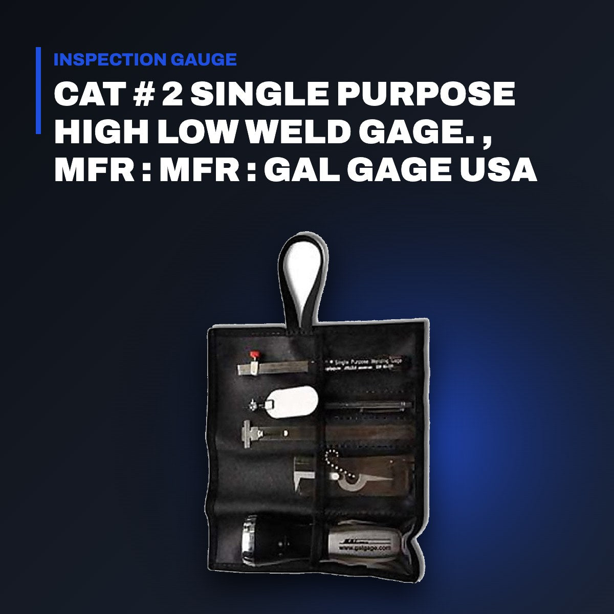 Johnkeans JK-HT-2008 – Weld Inspection Gauge Kit