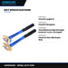 Johnkeans JK-HT-2009 – Non-Sparking Hammer 6 lb, Fiberglass Handle