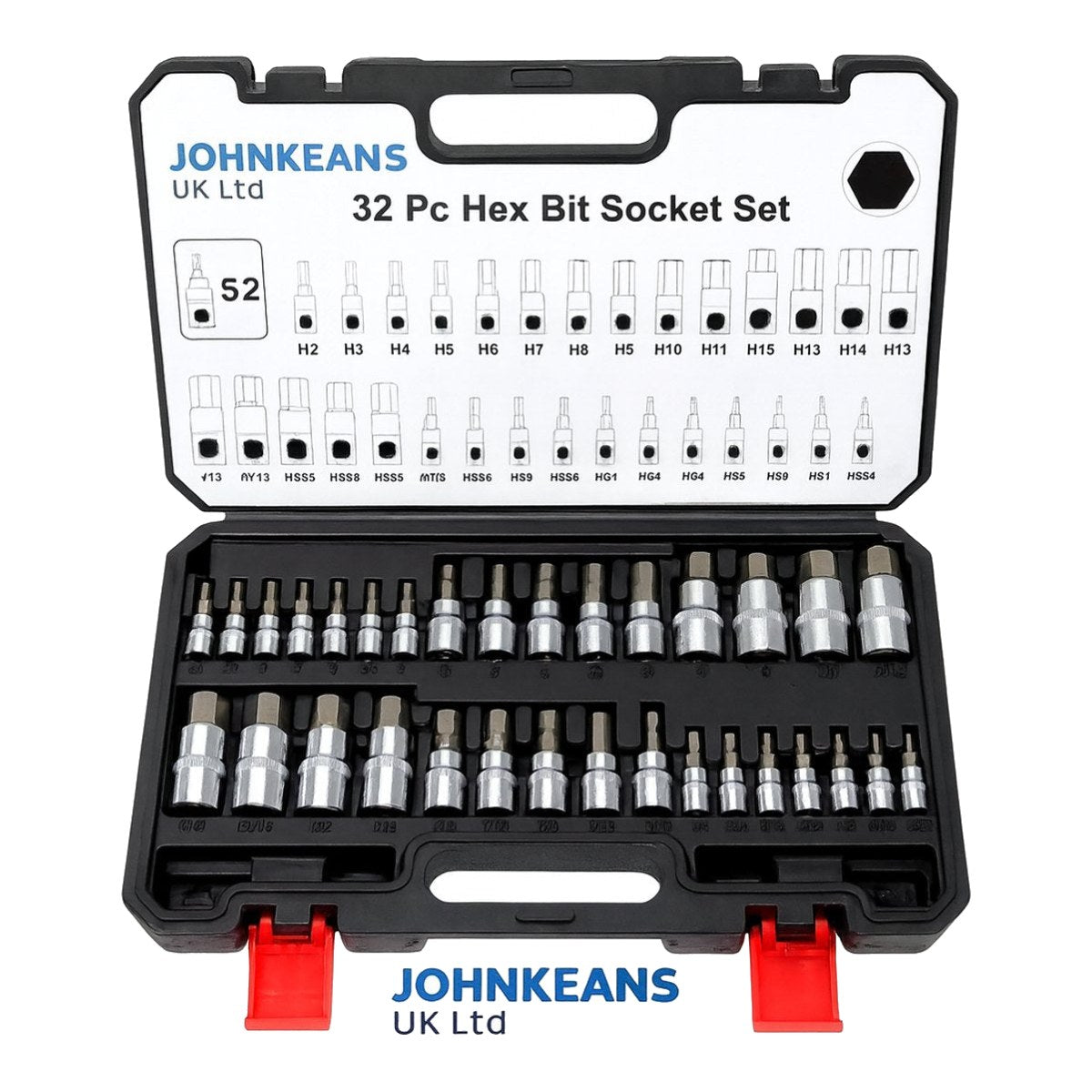 Johnkeans JK-HT-2010 – Professional Ratchet & Driver Bit Socket Combo Set
