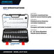 Johnkeans JK-HT-2010 – Professional Ratchet & Driver Bit Socket Combo Set