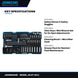 Johnkeans JK-HT-2011 – Master Tool Set 850 Pcs, Metric & SAE