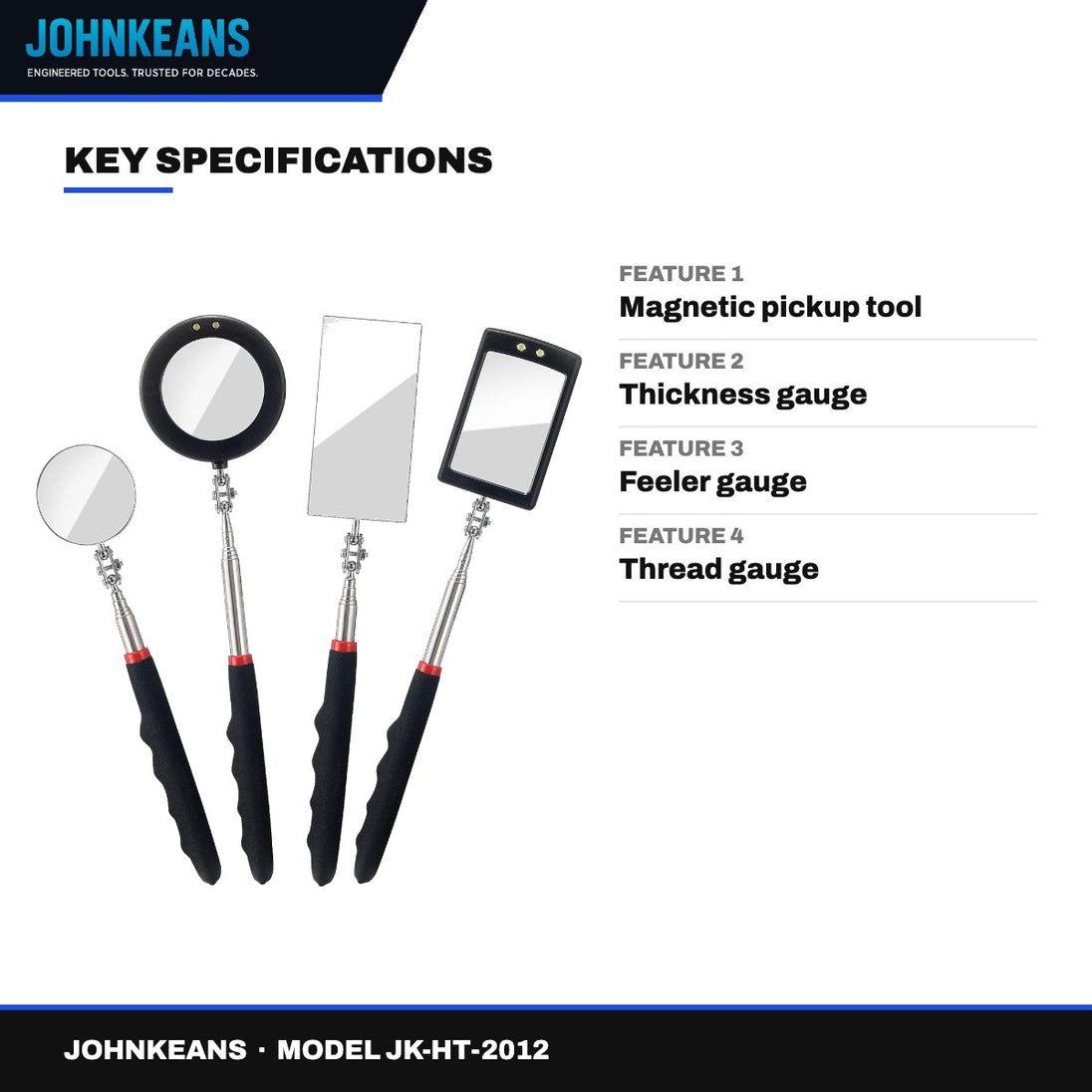 Johnkeans JK-HT-2012 – Mechanical Inspection Tool Kit