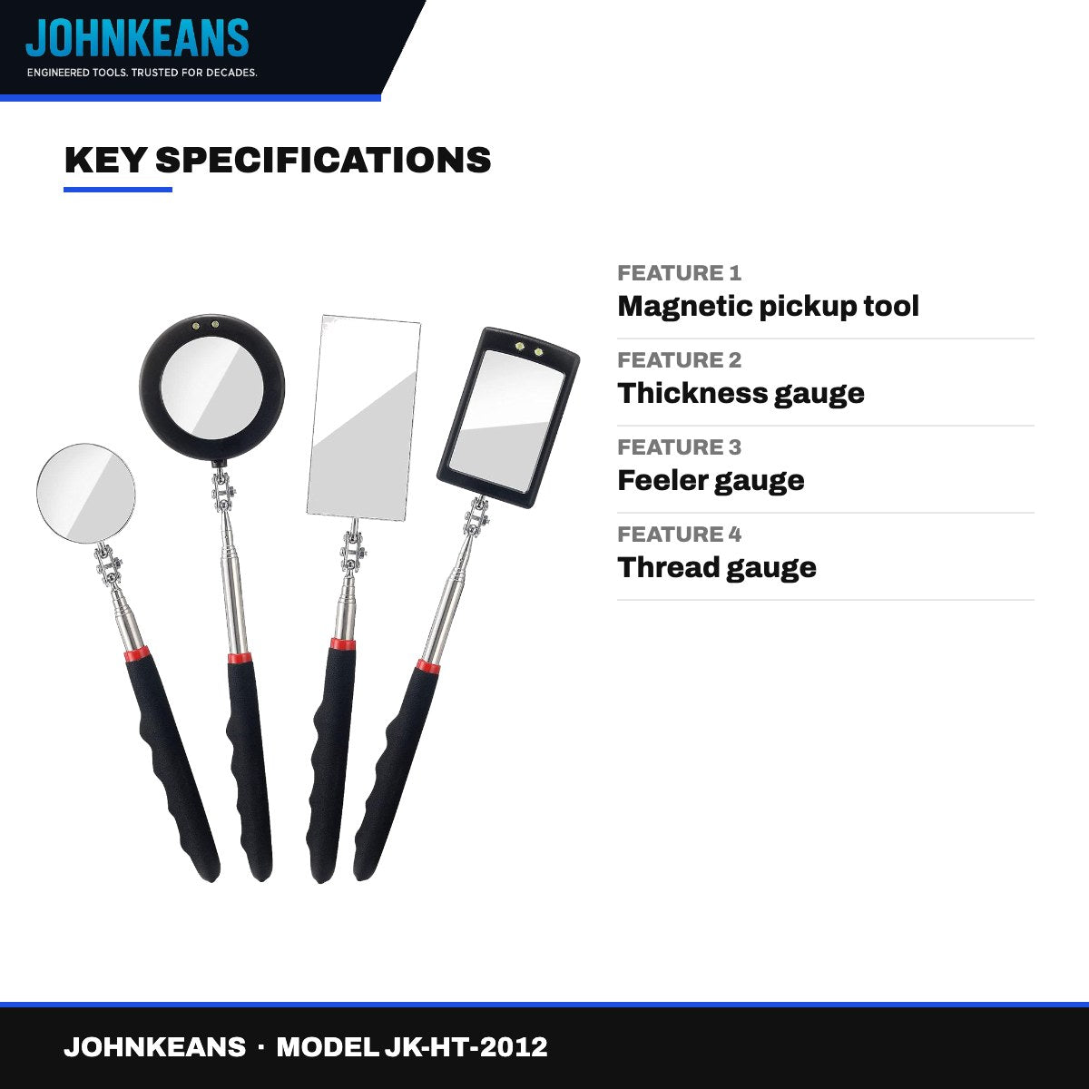 Johnkeans JK-HT-2012 – Mechanical Inspection Tool Kit