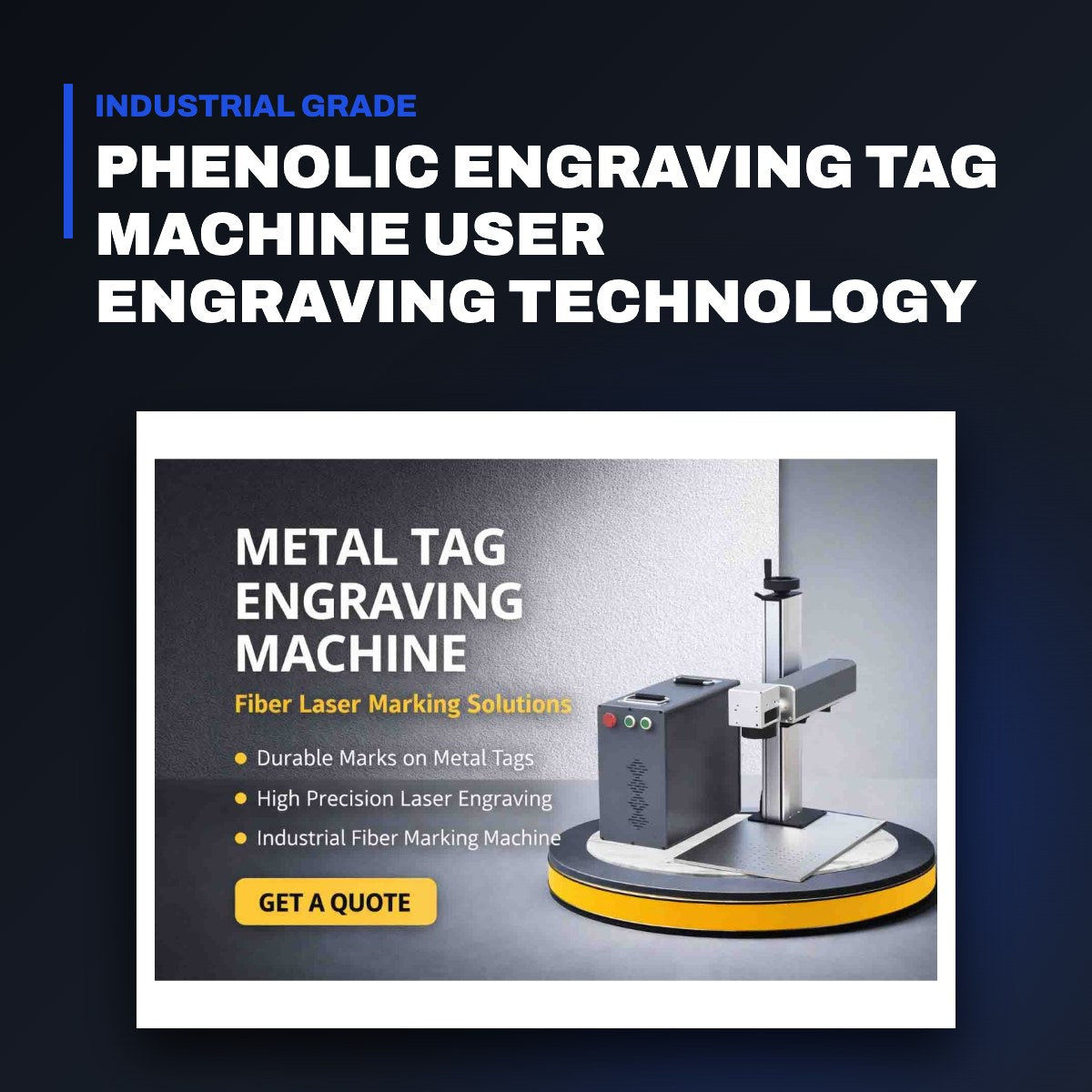 Johnkeans JK-HT-2121 – Phenolic Engraving Tag Machine User Engraving Technology (Likes Laser Or Cnc) To Create Highly Durable – Long-