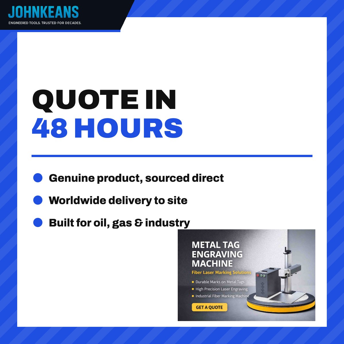 Johnkeans JK-HT-2121 – Phenolic Engraving Tag Machine User Engraving Technology (Likes Laser Or Cnc) To Create Highly Durable – Long-