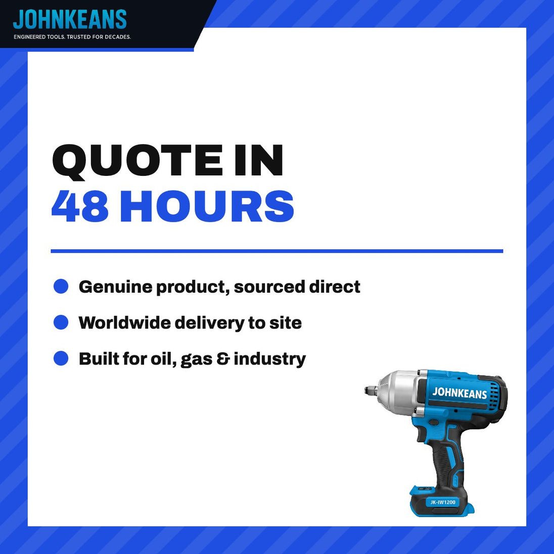 Johnkeans JK-TW-2064 – Cordless 20V Max Xr Cordless Impact Wrench – 1/2-Lnch Drive With 2 Battery.