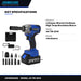 Johnkeans JK-TW-2045 – 1/2Impac Wrench Cordless High Torqe Bruchless Motor With 2 Battrey & Charger.