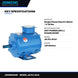 Johnkeans JK-PU-2010 – Single Phase Electric Motor – 0.18 Kw