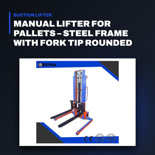 Johnkeans JK-HT-2115 – Manual Lifter For Pallets – Steel Frame With Fork Tip Rounded