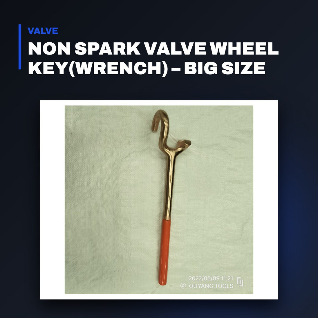 Johnkeans JK-TW-2101 – Non Spark Valve Wheel Key(Wrench) – Big Size