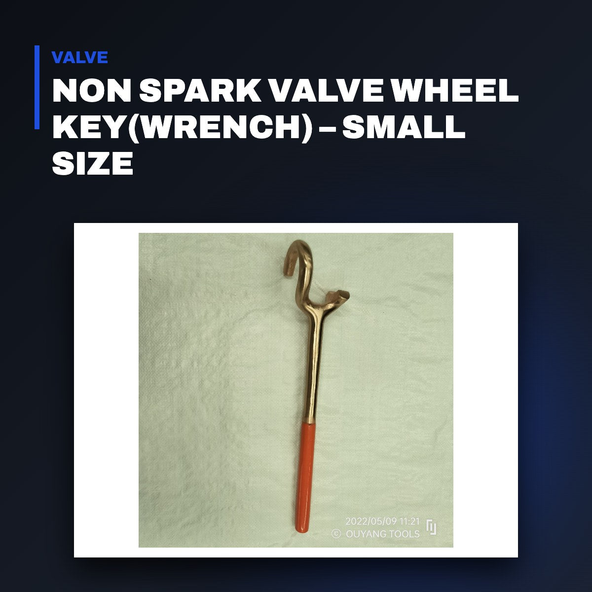 Johnkeans JK-TW-2103 – Non Spark Valve Wheel Key(Wrench) – Small Size