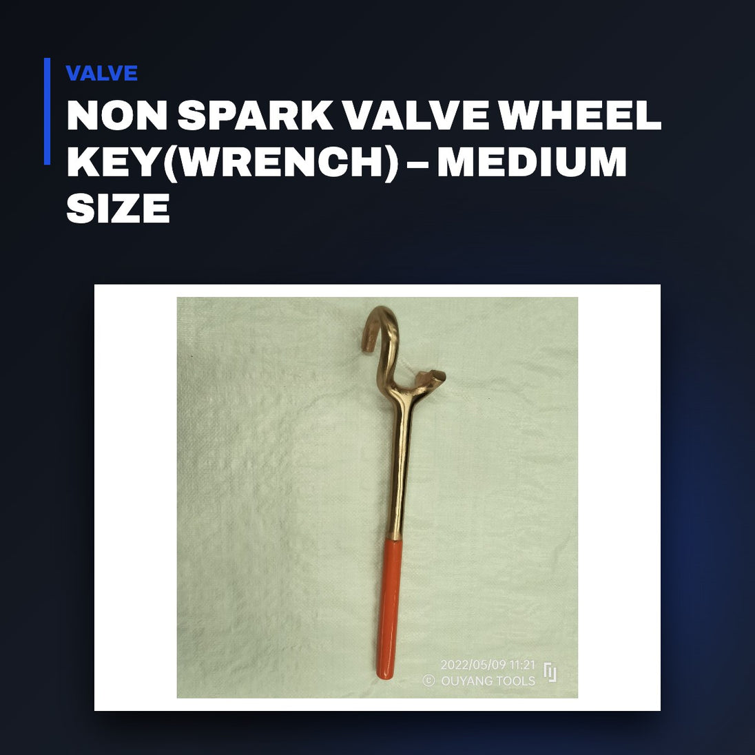 Johnkeans JK-TW-2102 – Non Spark Valve Wheel Key(Wrench) – Medium Size
