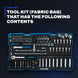 Johnkeans JK-HT-2090 – Johnkeans JK- PG4704B – Tool Kit (Fabric Bag) That Has The Following Contents