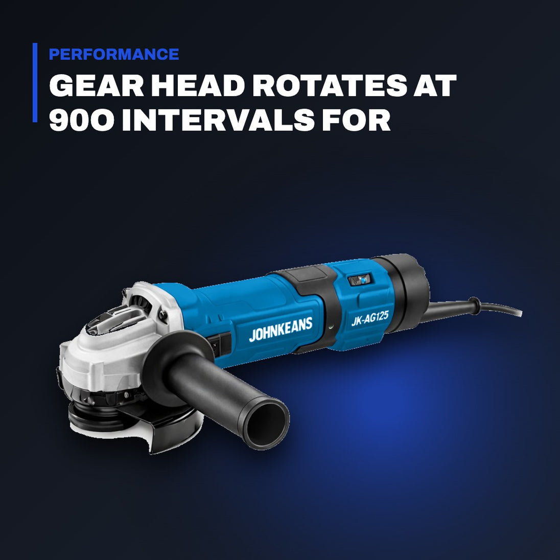 Johnkeans JK-PT-2032 – Portable Electric Grinder 800W