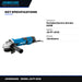Johnkeans JK-PT-2032 – Portable Electric Grinder 800W