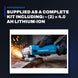 Johnkeans JK-PT-2003 – Cordless Brushless Angle Grinder 115 mm, 40V