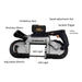 Johnkeans JK-PT-2005 – Portable Cordless Band Saw 5"