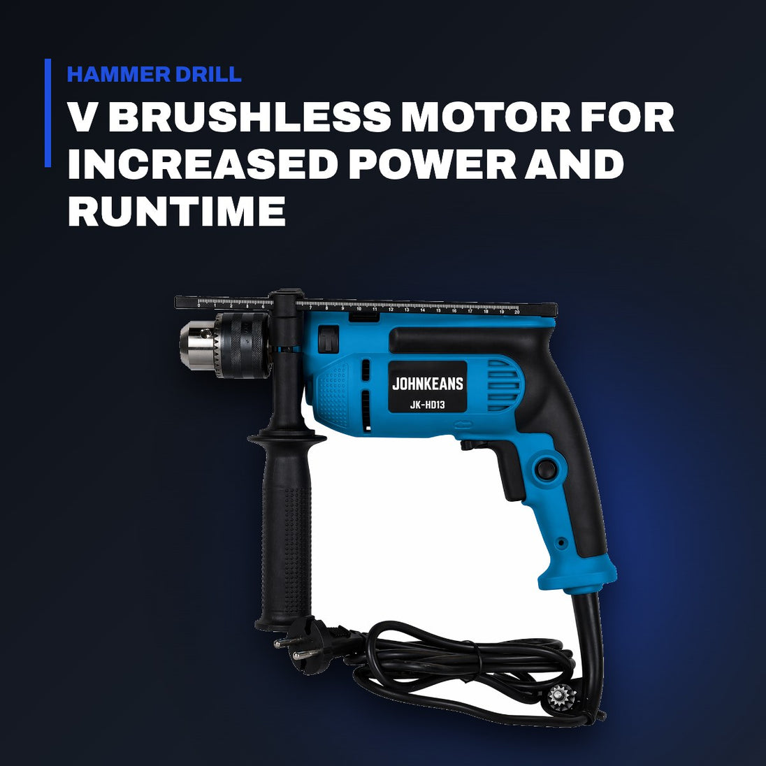 Johnkeans JK-PT-2020 – 60V Brushless Stud & Joist Drill Kit